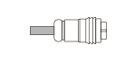 12-pin metal connector